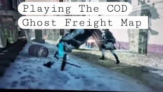 Playing The COD Ghost Freight Map * My Favorite Btw *
