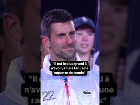 Après sa défaite, Tsitsipas admet que Djokovic est le GOAT #shorts #short