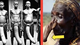 10 africani con le parti del corpo più grandi che non riuscirete nemmeno a immaginare❗