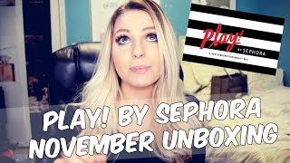 SEPHORA PLAY! NOVEMBER UNBOXING | lusterings