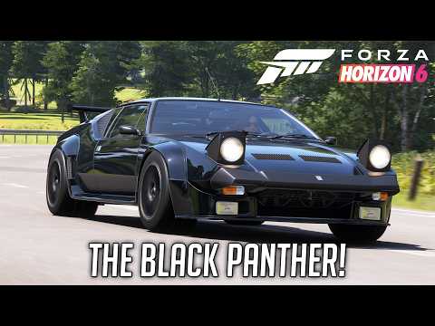 The Black Panther! 🖤 | Forza Horizon 6 - De Tomaso Pantera GT5