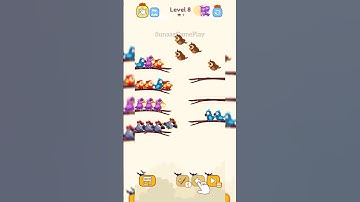 Bird sort color gameplay   #shorts #sunaazgameplay