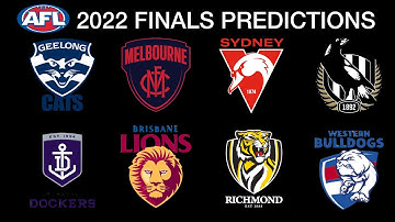 2022 AFL FINALS PREDICTIONS