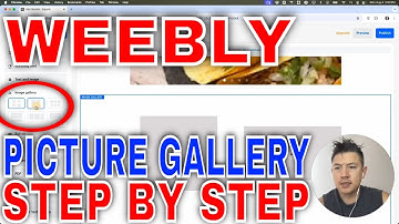 ✅ Hoe voeg je een fotogalerij toe aan je Weebly-website 🔴