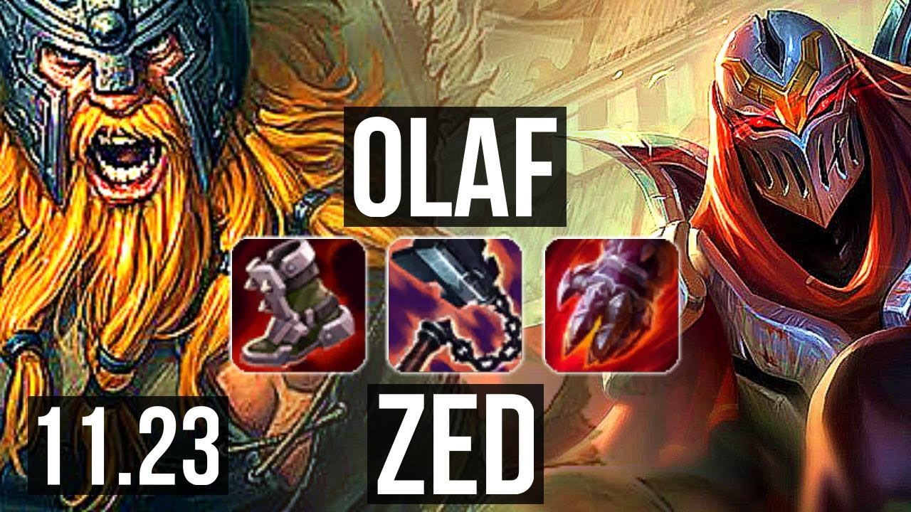 OLAF vs ZED (JNG) | 6/2/17, Rank 15 Olaf | EUW Challenger | 11.23
