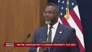 Mayor Brandon Johnson not planning property tax hike