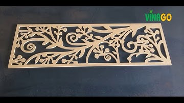 Máy cắt hoa văn CNC gỗ ván MDF  - Vinago 0904887070