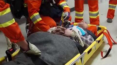 Laurentian Mine Rescue Team training