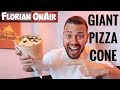 BUZZ : Une PIZZA GEANTE en forme de CONE! - DEGUSTATION - VLOG #627