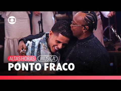 Thiaguinho and Gaab sing 'Ponto Fraco' on the Altas Horas stage! | TV Globo