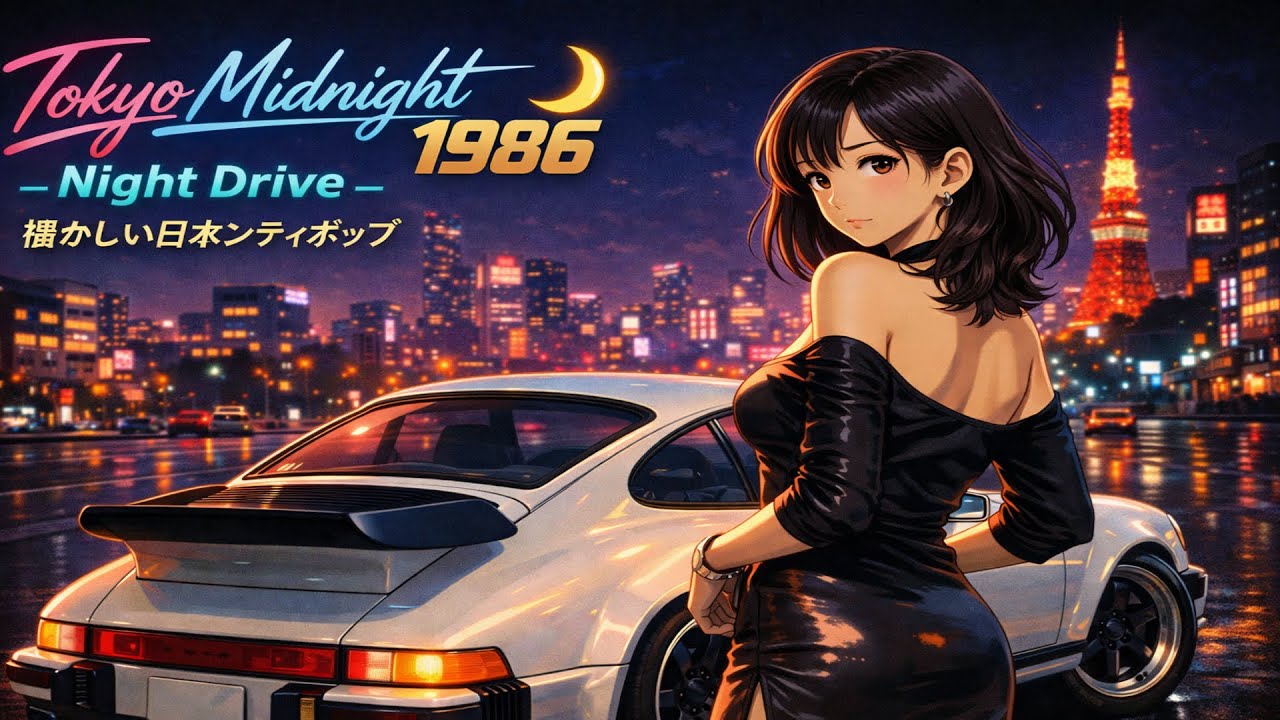Tokyo Midnight 1986 🌙 Night Drive | 懐かしい日本シティポップ