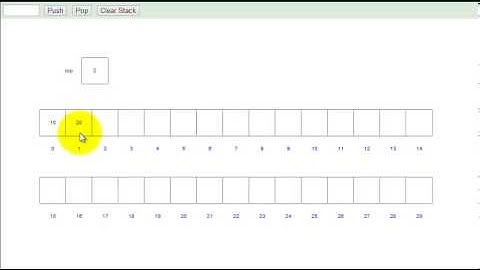 Stack Using Array-Animation
