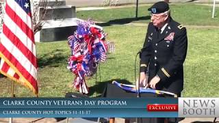 Clarke County, MS Veterans Day Program 2017