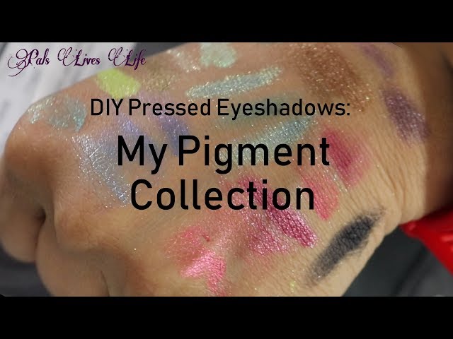 DIY Pressed Eyeshadows: TKB Trading Pigment Collection