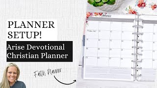 New Planner Setup | This Planner Has EVERYTHING! | Arise Devotional Planner for Christians
