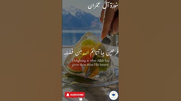 اكتب شيء تؤجر عليه 🤍 🤲🏻 #quran #اسلام #قرآن #راحة_نفسية #سورة_آل_عمران