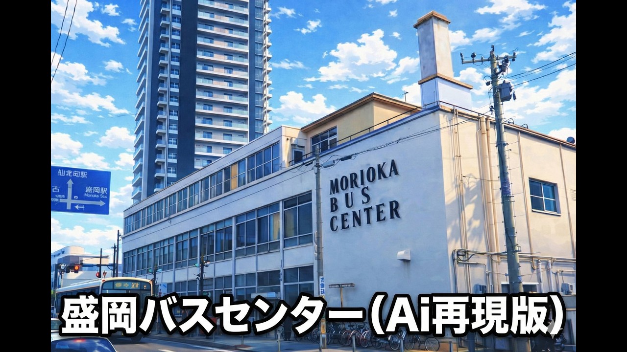 盛岡バスセンター（Ai再現版）/ 岩手県盛岡市