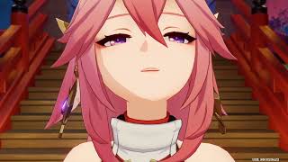 Narukami Shrine Ritual Final Cutscene | Yae Miko Story Quest Divina Vulpes Great Narukami Offering