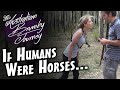 If Humans Were Horses, pony tantrums, horse, funny human horse, pretend, brother sister shenanigans