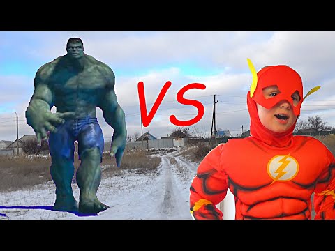 Flash vs Hulk Superheroes Epic Battle