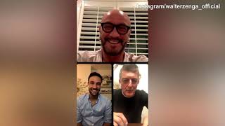 Zenga and Pagliuca live on Instagram: Mihajlovic's free kicks are scary.