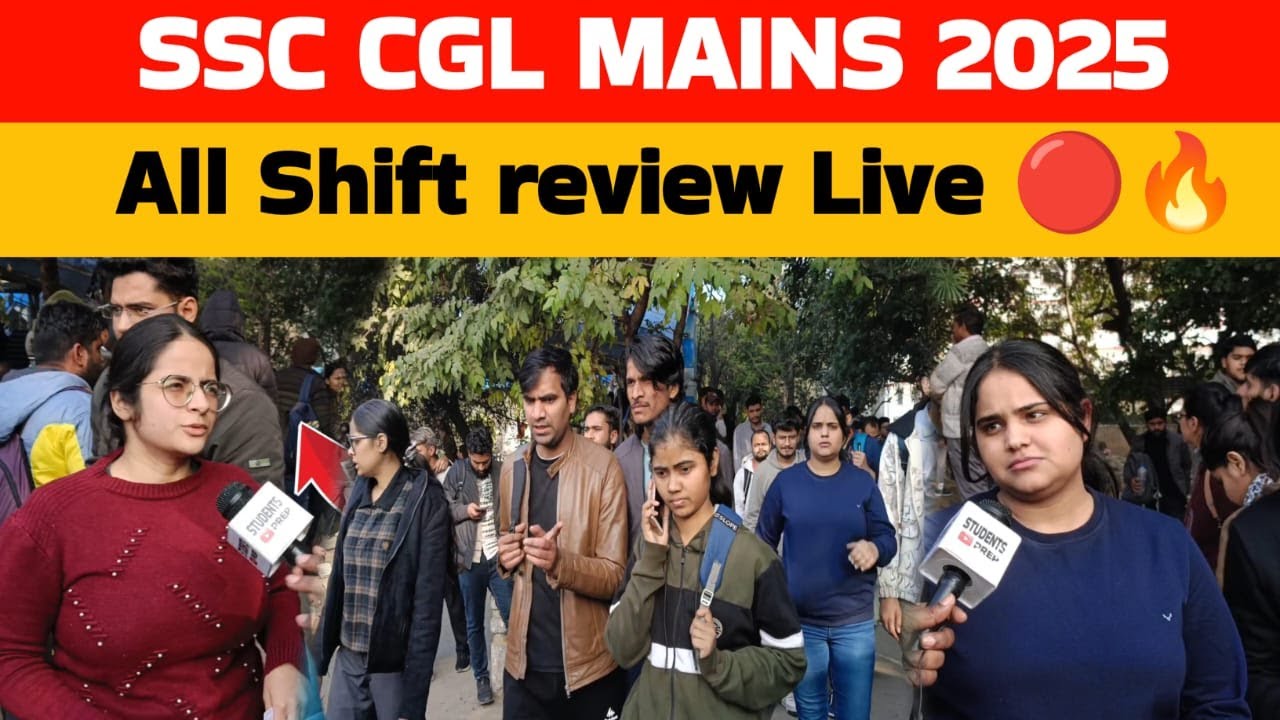 SSC CGL MAINS 2024 review ALL SHIFT ANALYSIS - YouTube
