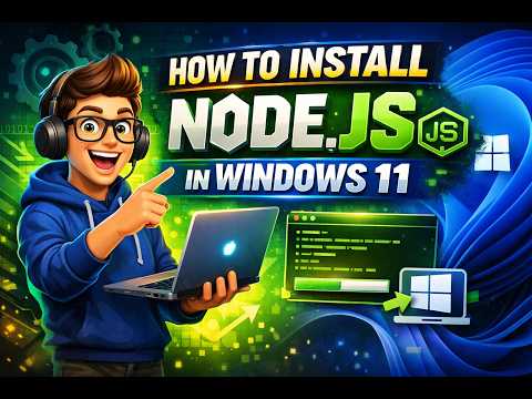 Install Node.js on Windows 11 in 5 Minutes! ⚡ (Beginner Friendly)