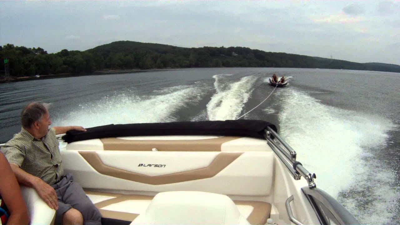 2012 Larson LX850 I/O Tube Tow YouTube