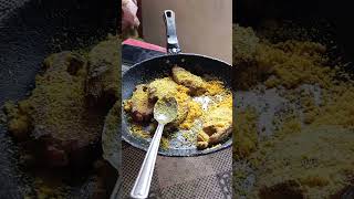almoço de hoje 😋 peixe e fígado 😋 #comidinha