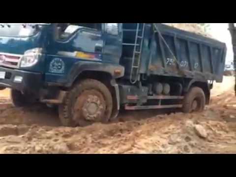 Video Sức mạnh của cầu dầu láp lai. Thaco Foland - youtube