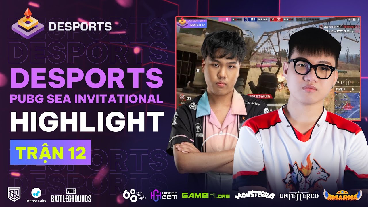 HIGHLIGHT TRẬN 12 | DESPORTS PUBG SEA INVITATIONAL