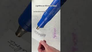 Lighthouse Window Card