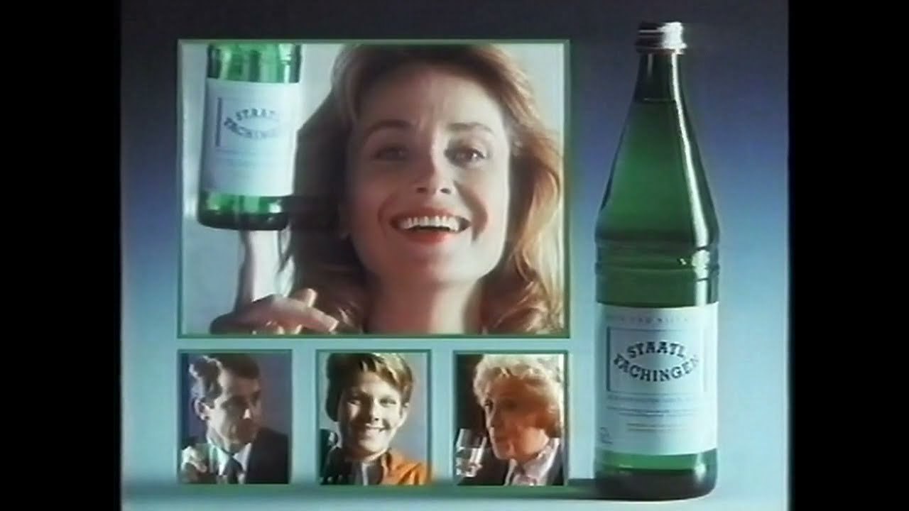 Fachinger Mineralwasser Werbung 1991