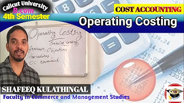 Operating Costing