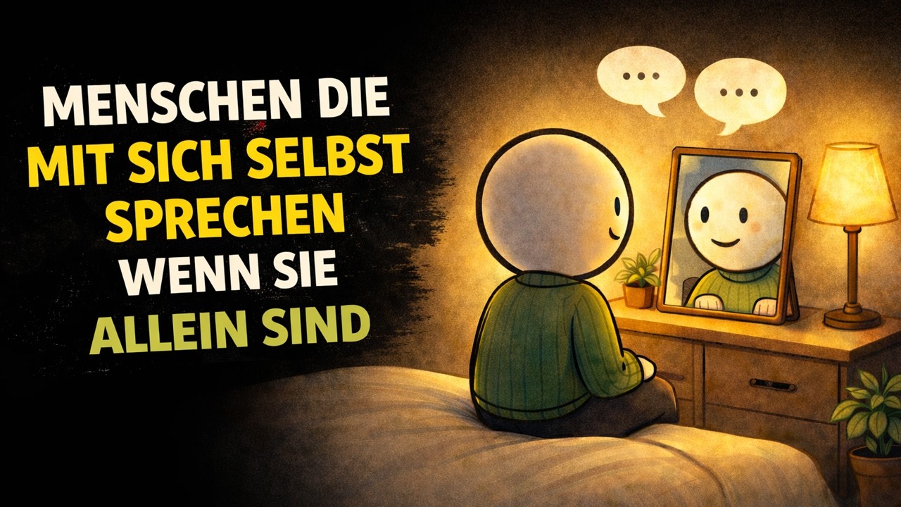 Wenn Sie mit sich selbst sprechen, wenn Sie ALLEIN sind, haben Sie diese 4 Eigenschaften 🧠