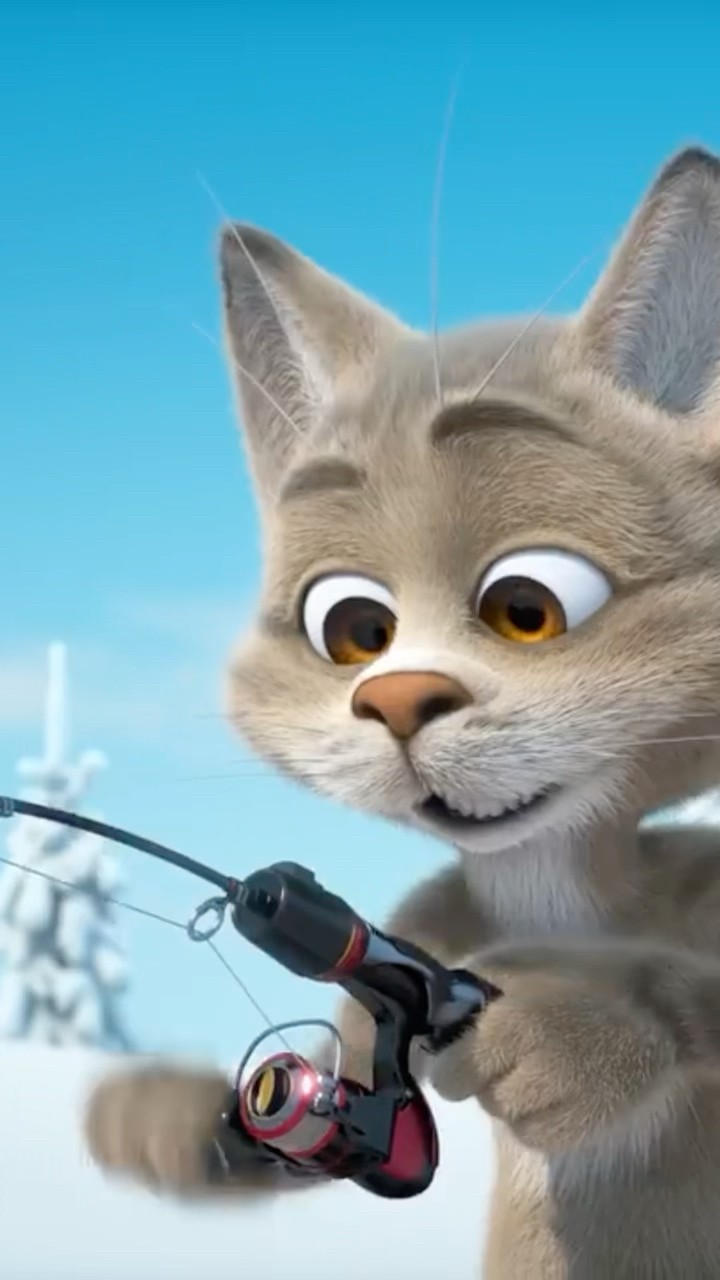 Sly cat ?‍⬛? #Fisherman'sLuck  #MashaAndTheBear #Shorts #cartoonforkids #kids