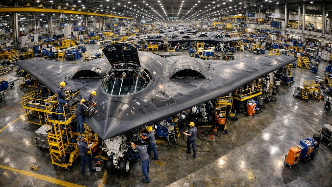 Inside America’s Secret Factory 🇺🇸 | How B-2 Spirit Is Actually Built | Full Manufacturing Process