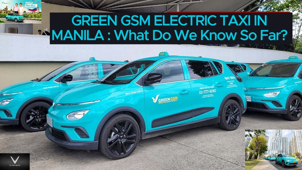Manila's NEW ELECTRIC TAXI is the Future! 🤯 VinFast EV Taxi Review & BGC Tour