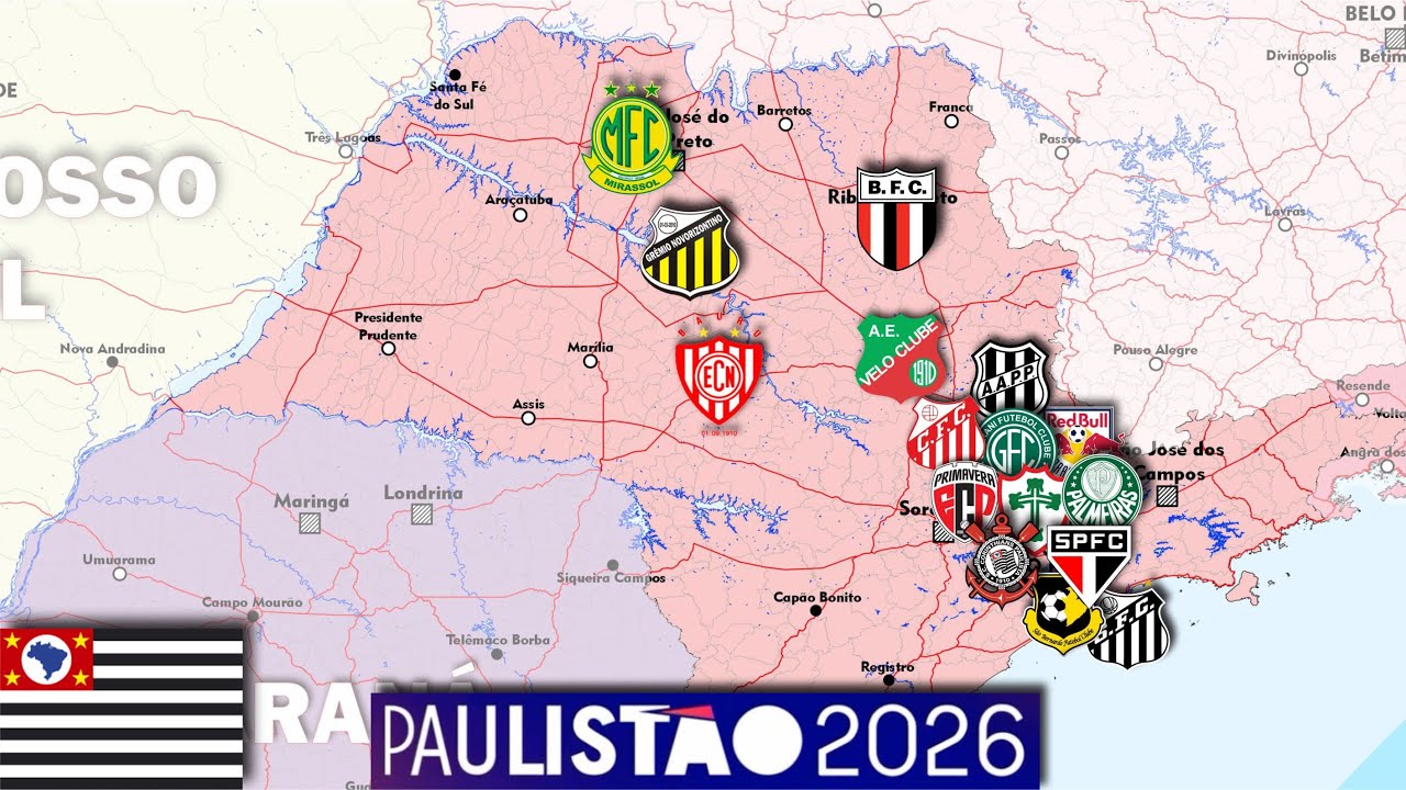 Paulistão 2026 - Conheça os Clubes, Cidades e Estádios