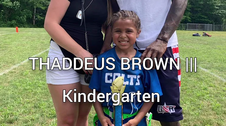 Thaddeus Brown ||| Football Hightlights (Kindergar...