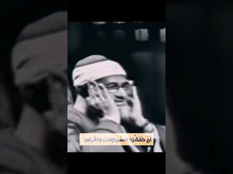 محمد صديق المنشاوي أم خلقوا من غير شيئ أم هم الخالقون