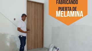 Como hacer una puerta con melamina #elmueblemoderno