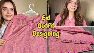 EID DRESS INSPIRATION | Meri Ammi ki SAARI se dress tayar kiya 🥹| Mumizen