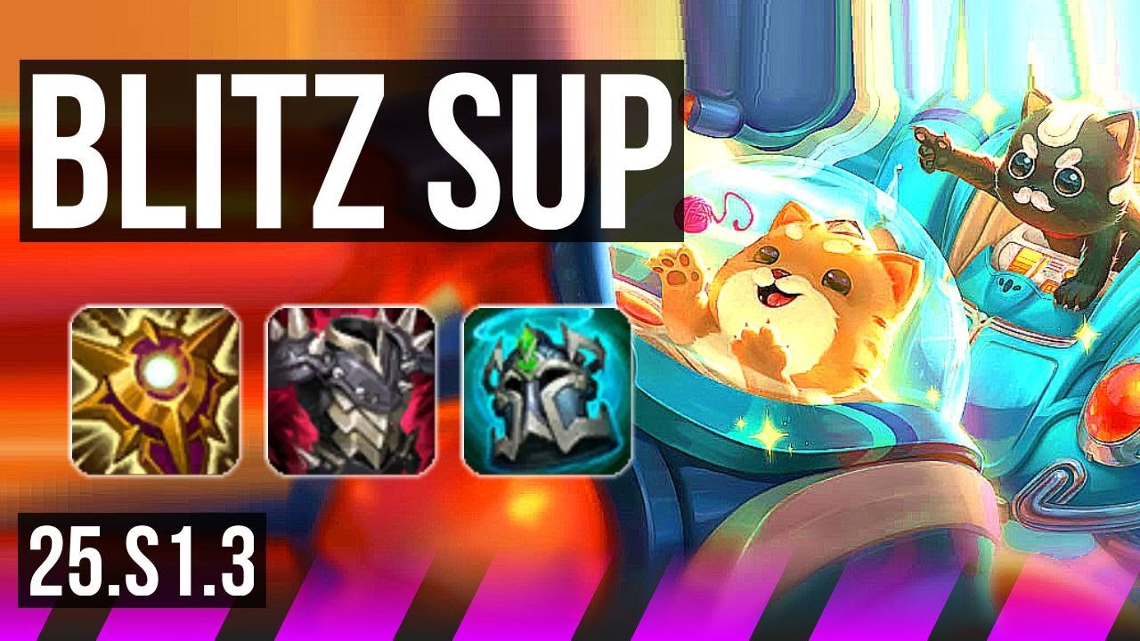 BLITZCRANK & Xerath vs ELISE & Varus (SUP) | 20k DMG, 4k comeback | KR Diamond | 25.S1.3