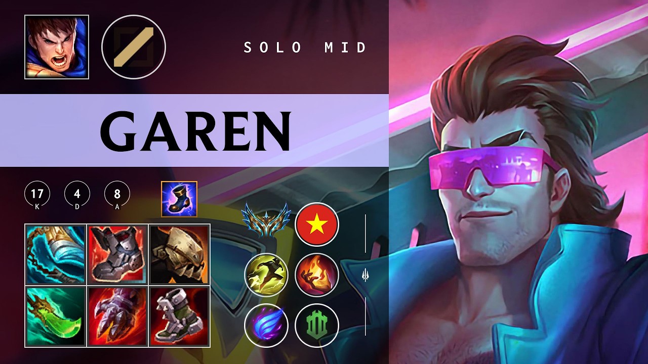 Garen Mid vs Zed - VN Challenger Patch 26.04