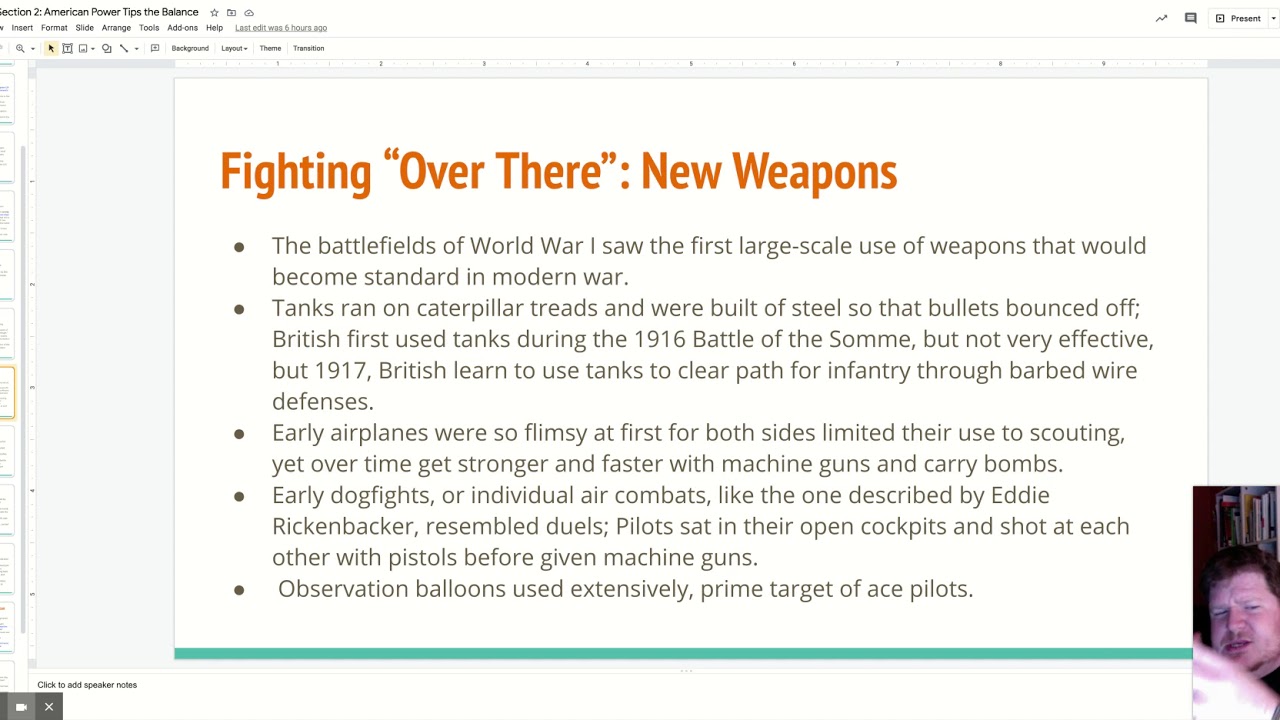 Chapter 11, Section 2: American Power Tips the Balance - Google Slides ...