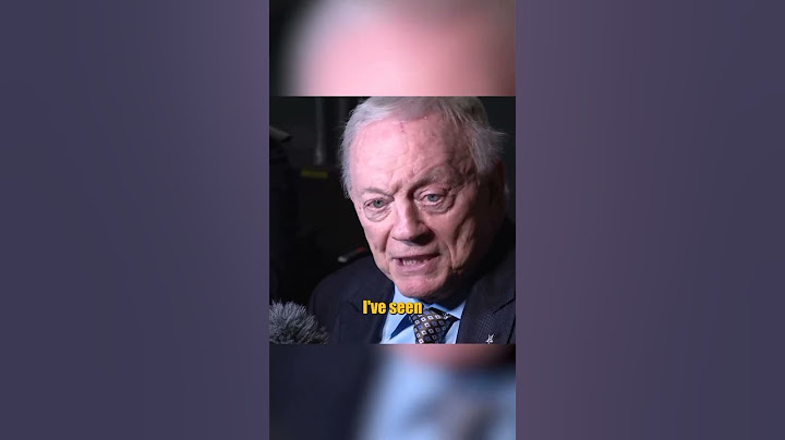 #Cowboys Jerry Jones Out Here Crying About His Mistakes!!!!