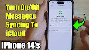 iPhone 14/14 Pro Max: How to Turn On/Off Messages Syncing To iCloud