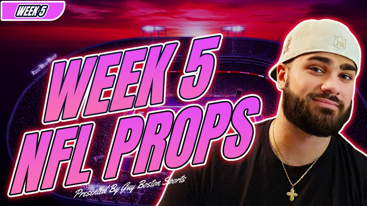 NFL Player Props Live Week 5 | FREE NFL Player Props, Best Bets, & Predictions