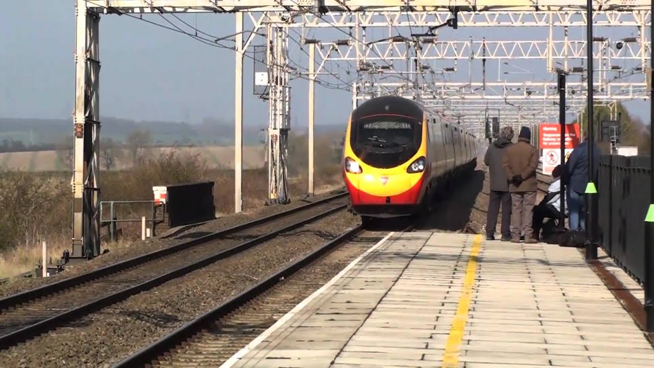 Trains At Cheddington Station - West Coast Main Line